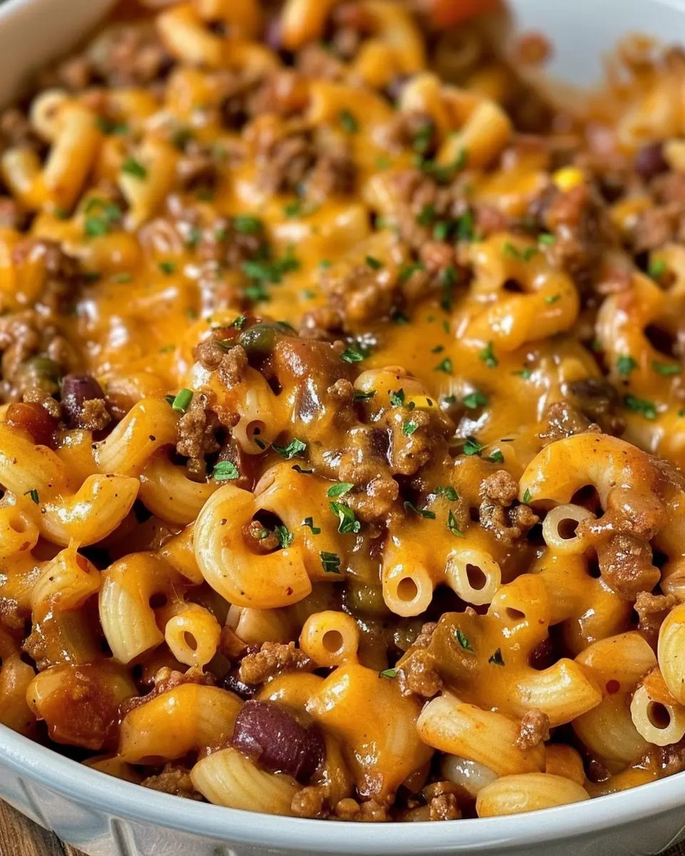 Easy Chili Mac with Turkey Bacon for a Comfort Food Delight