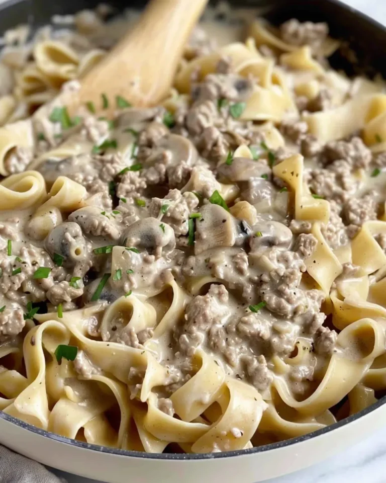 Ground Beef Stroganoff