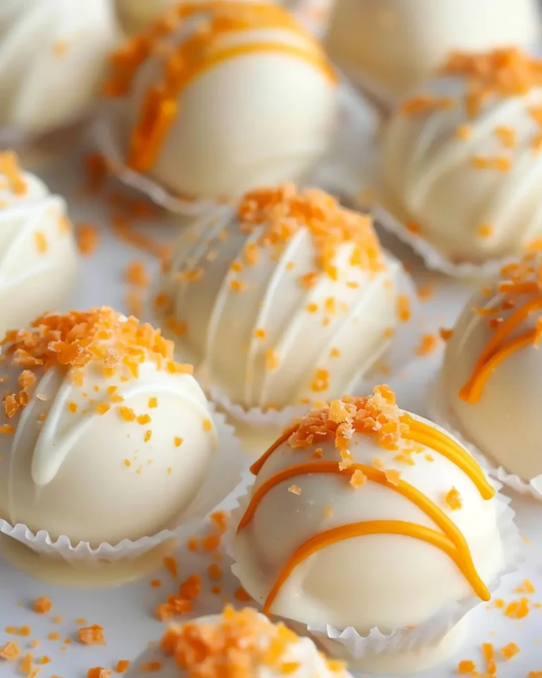 Orange Creamsicle Truffles