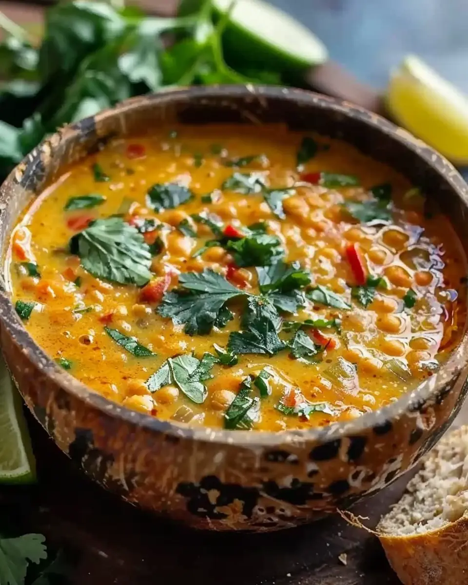 Thai Coconut Red Lentil Soup: A Comforting &amp; Easy Delight