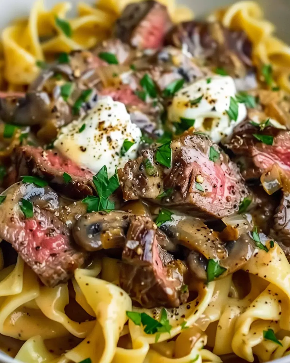 Peppercorn Steak Stroganoff: Easy Egg Noodles You’ll Love
