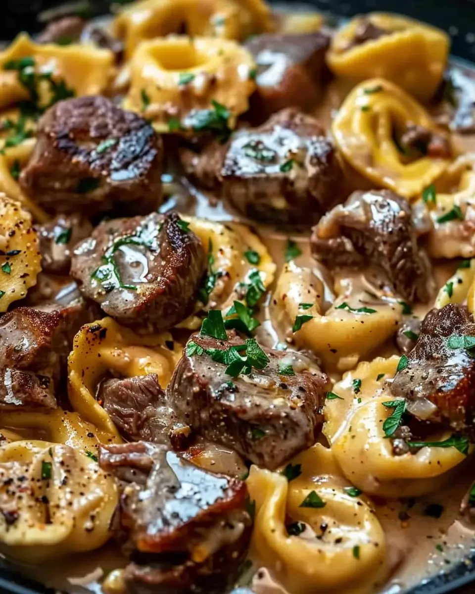 Cracked Garlic Steak Tortellini: A Juicy Twist You’ll Love
