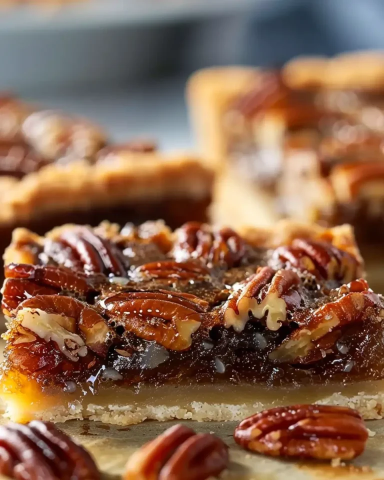 Salted Maple Pecan Pie Bars