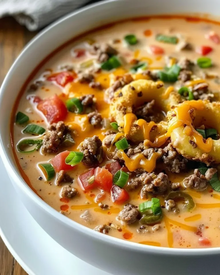 Easy Cheeseburger Soup
