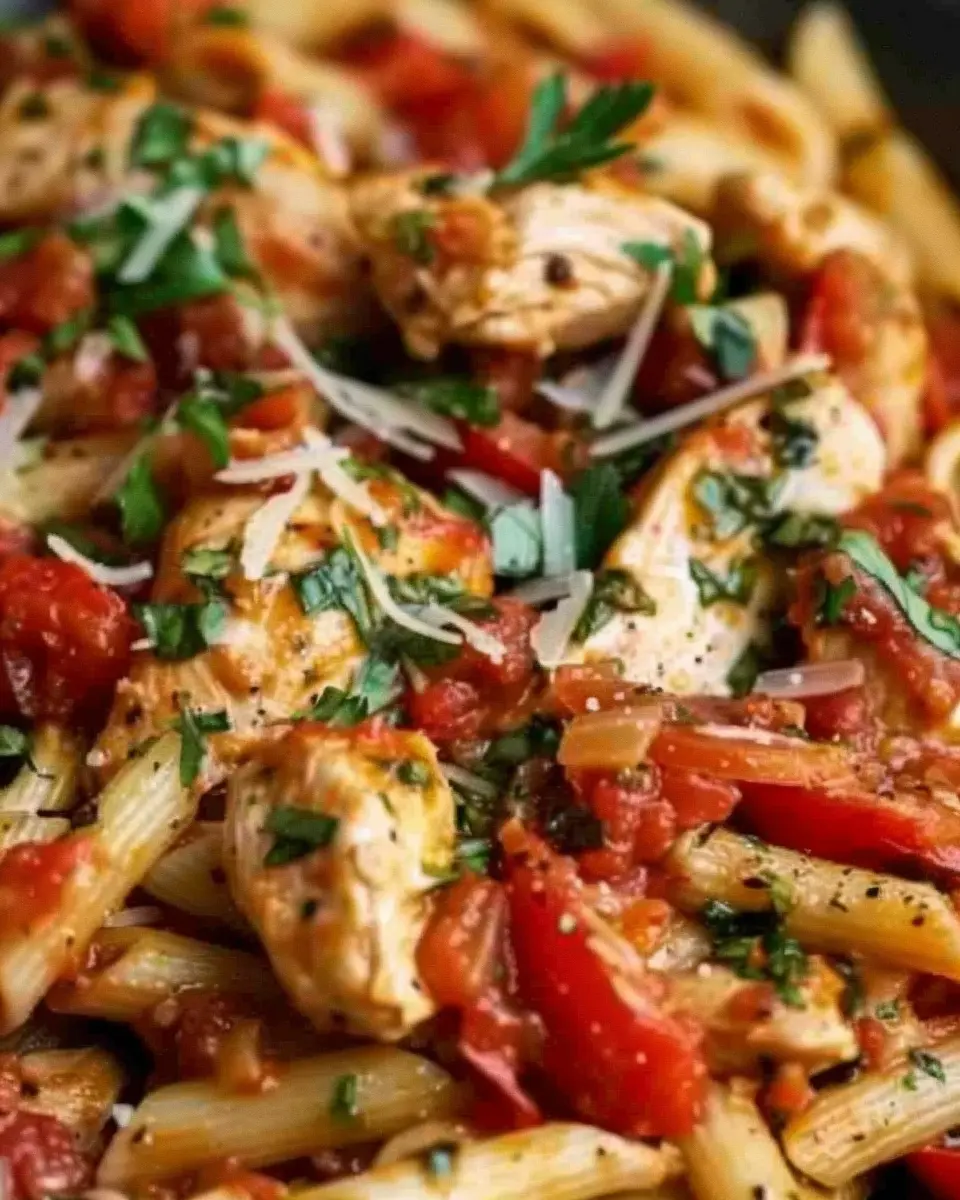 Bruschetta Chicken Pasta: Easy & Flavorful Weeknight Meal