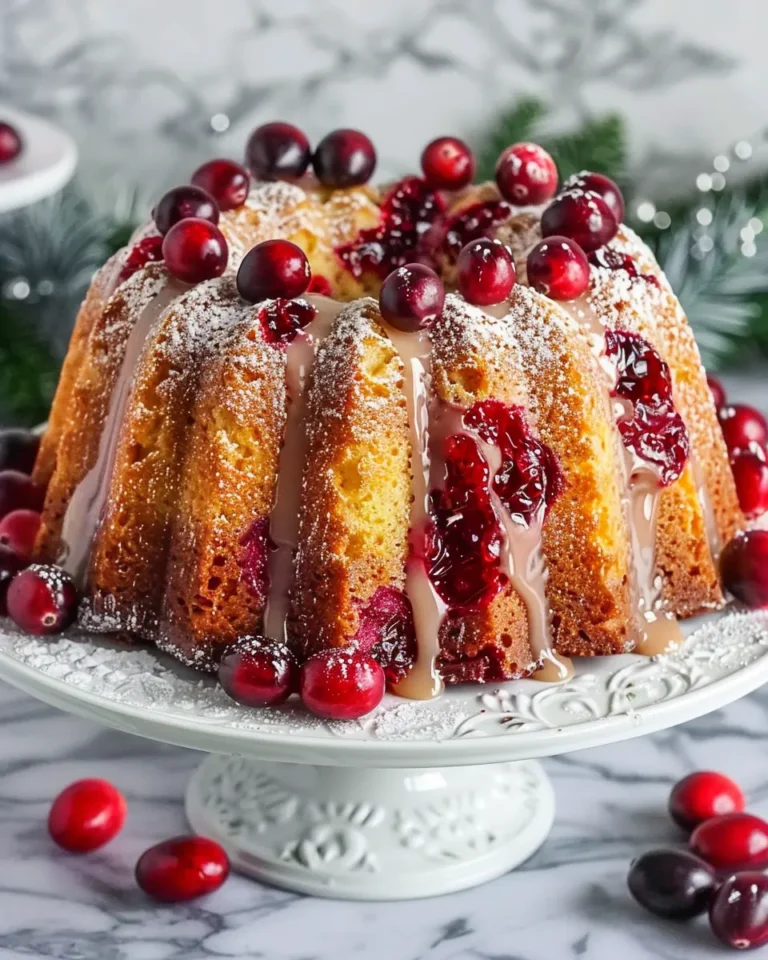 Cranberry Orange Bundt Cake