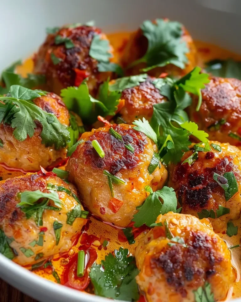 Thai Chicken Meatballs