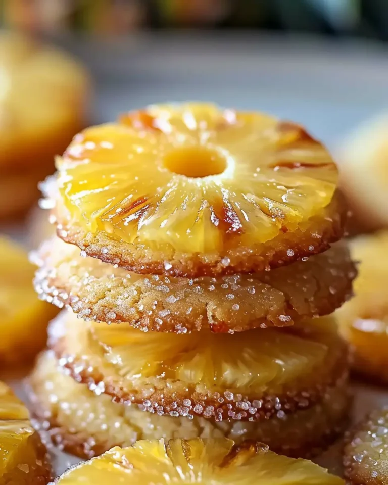 Pineapple Upside Sugar Cookies