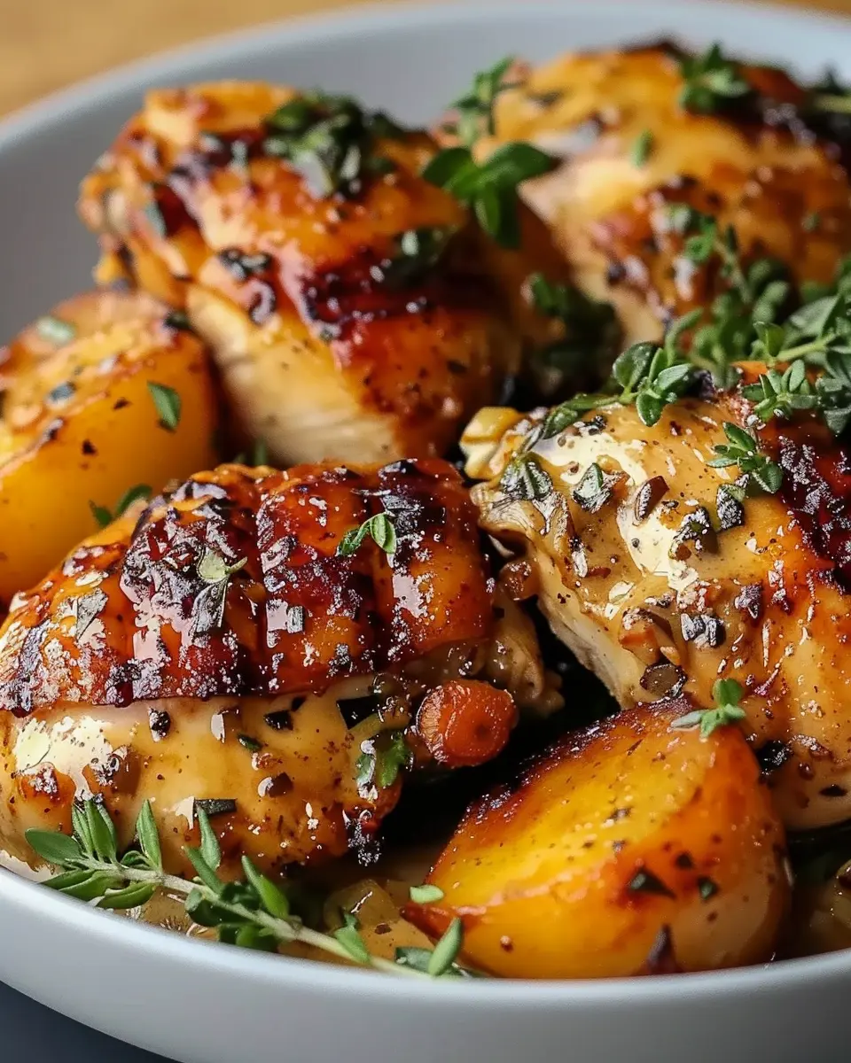 Maple Dijon Chicken: Easy Recipe with Turkey Bacon Bliss