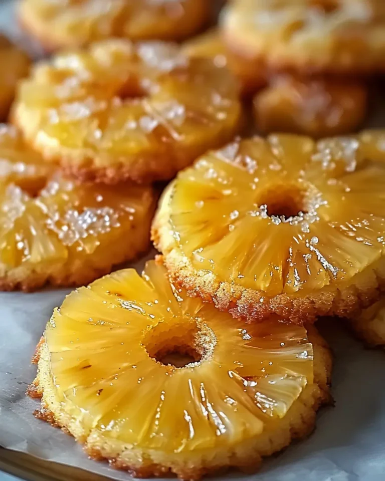 Pineapple Upside Down Sugar Cookies