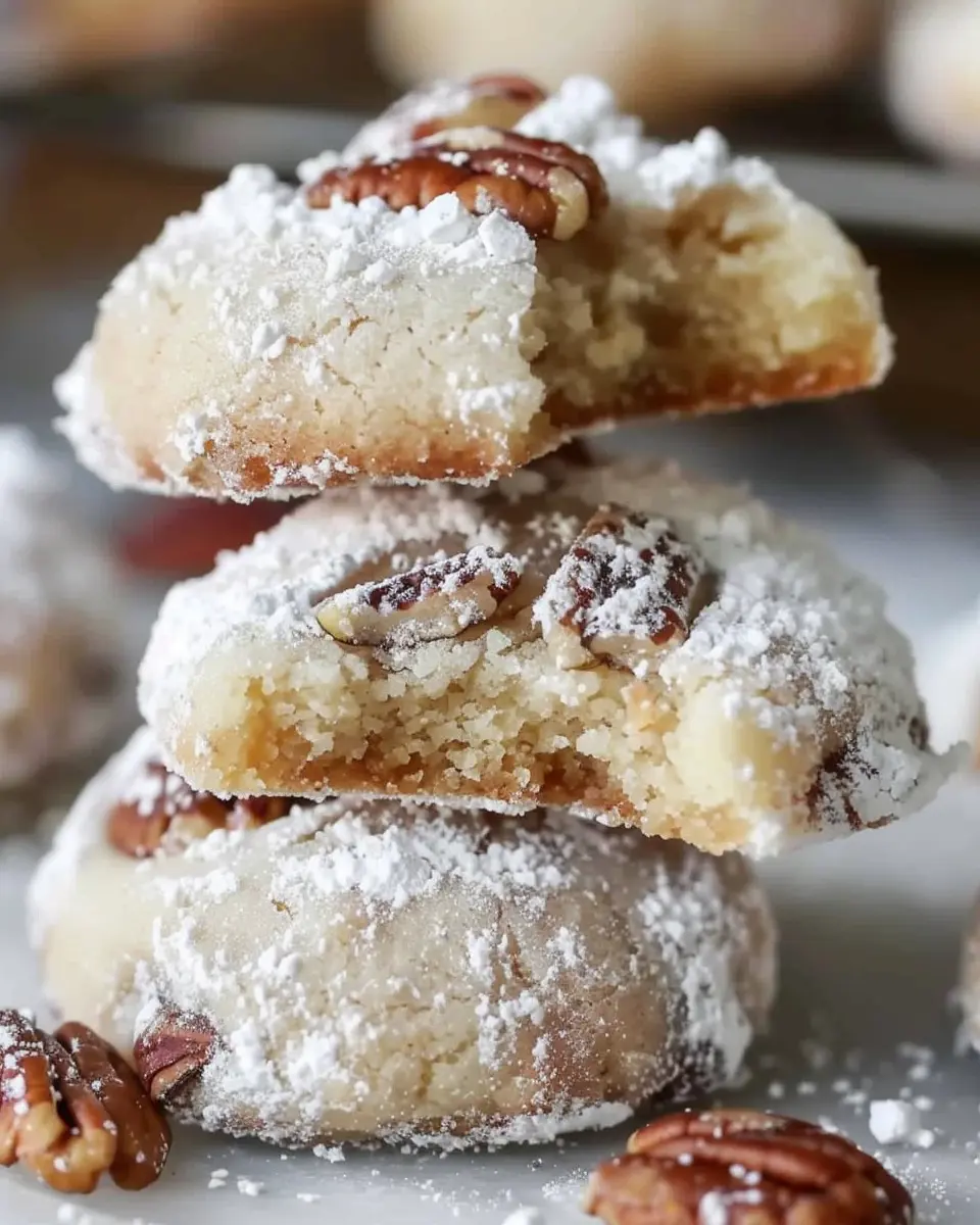 Buttery Pecan Snowball Cookies: Easy Treats for Indulgent Moments