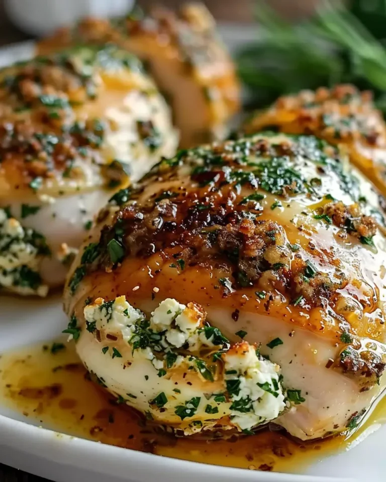 Herbed Ricotta Stuffed Chicken