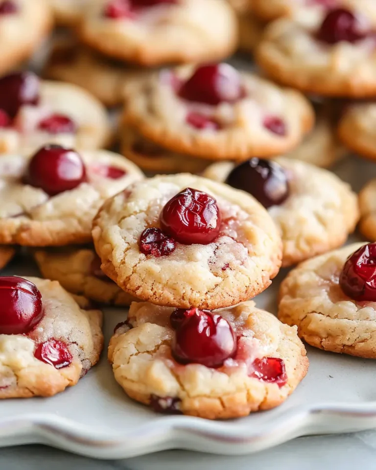 Almond Cherry Cookies