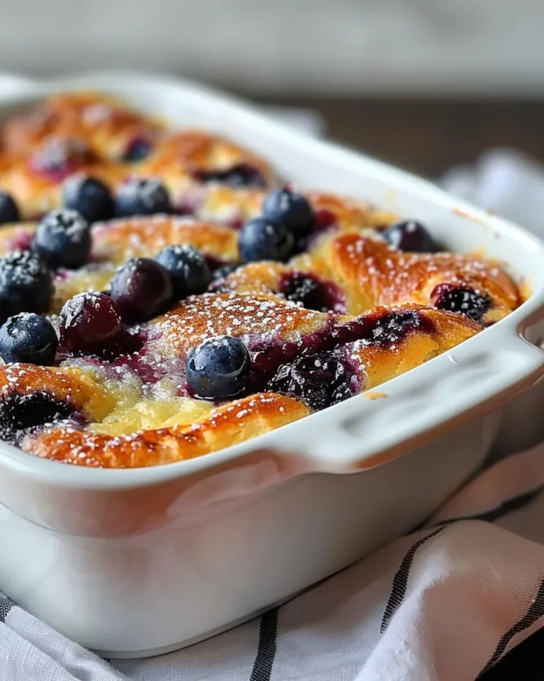 Blueberry Buttermilk Pancake Casserole