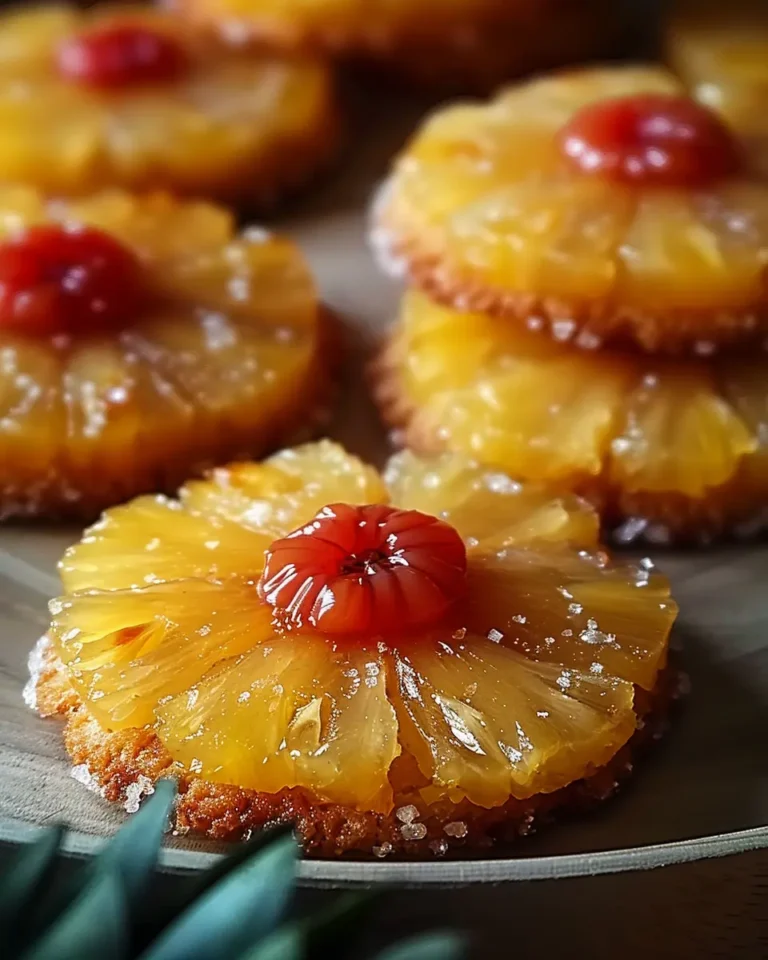 Pineapple Upside Down Sugar Cookies