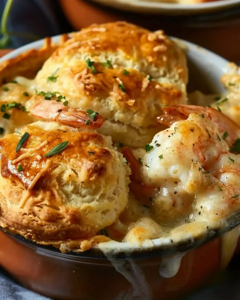 Cheddar Bay Biscuit Seafood Pot Pie
