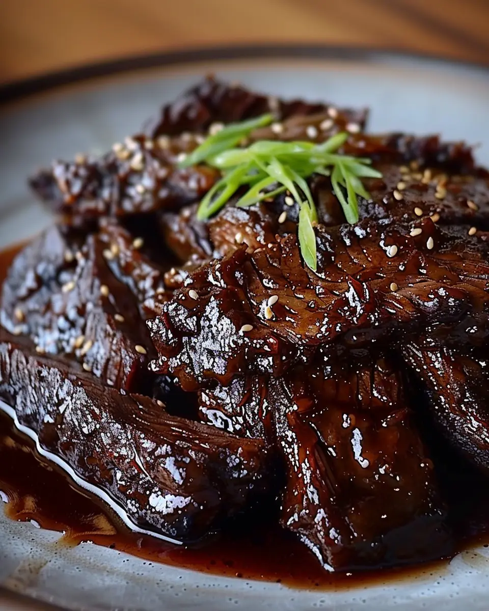 Asian Sticky BBQ Chuck Roast: A Juicy Twist on Comfort Food