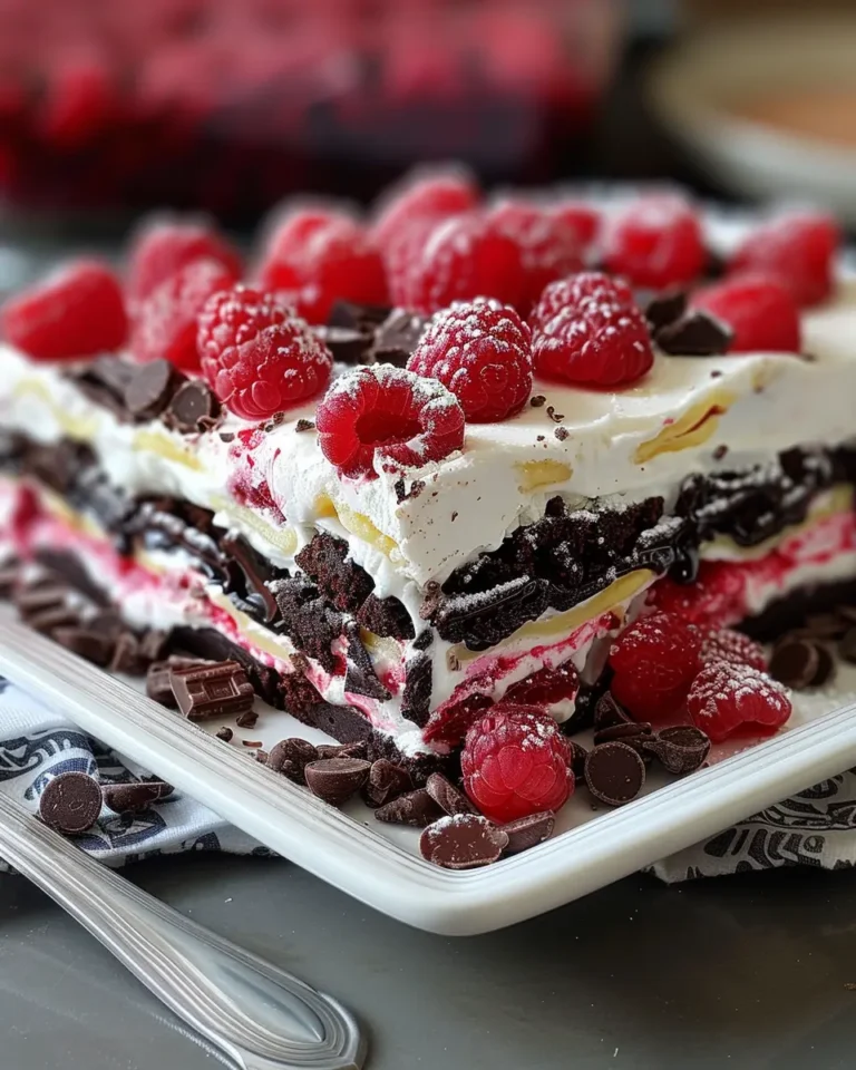 Raspberry Chocolate Lasagna