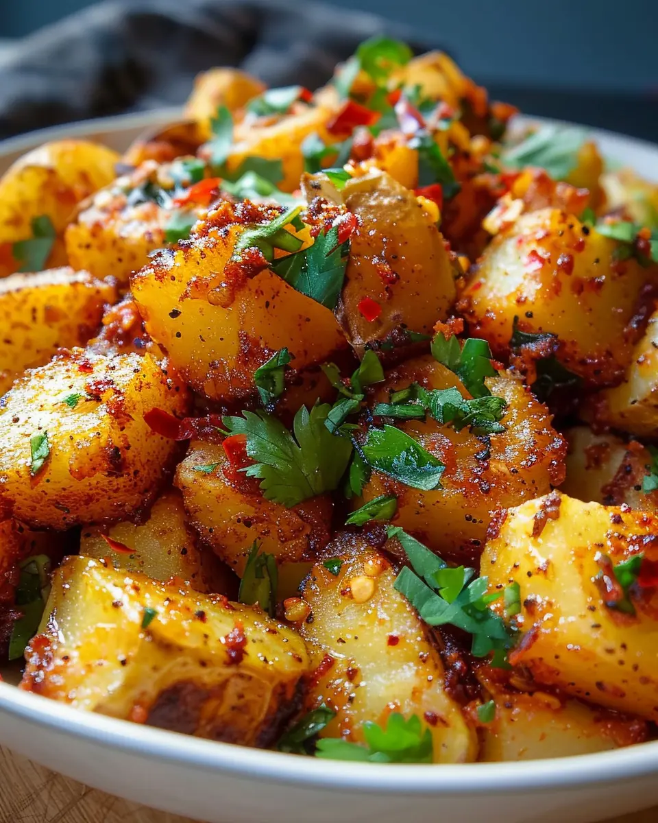 Spicy Mexican-Style Street Potatoes: Easy &amp; Flavorful Delight