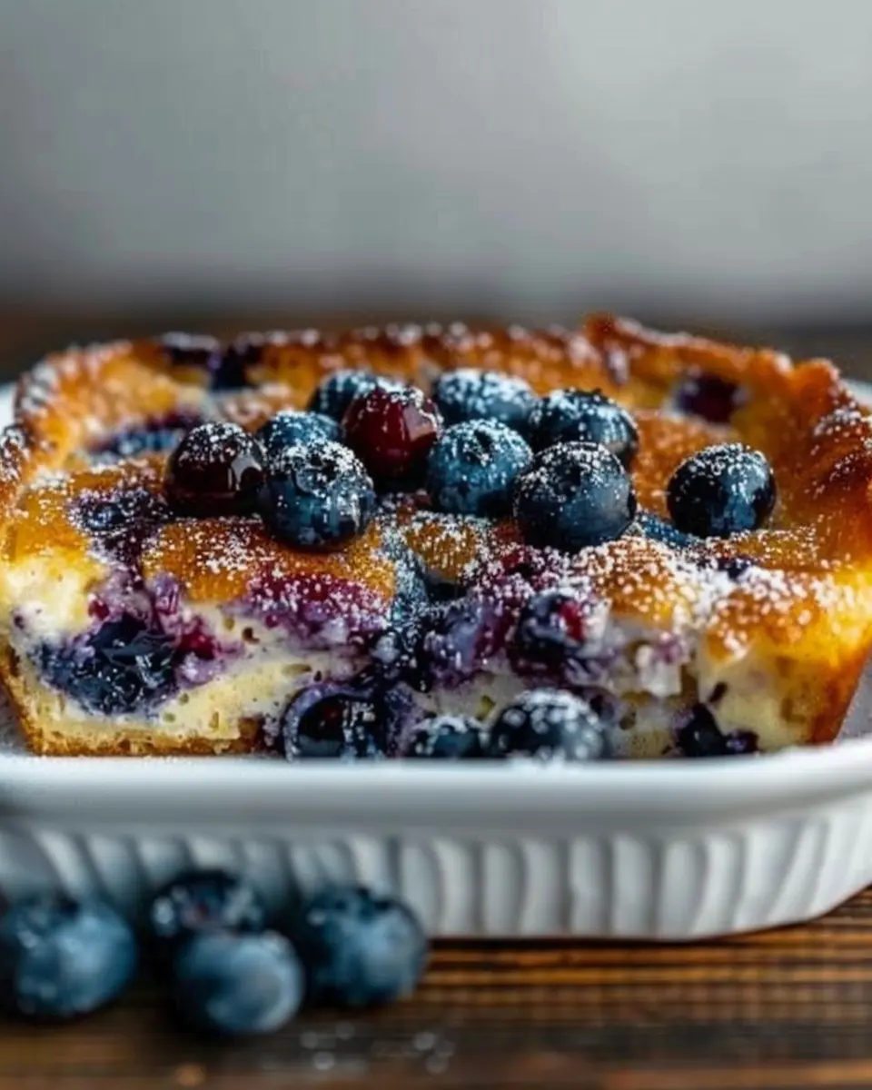 Blueberry Buttermilk Pancake Casserole for a Cozy Weekend Brunch