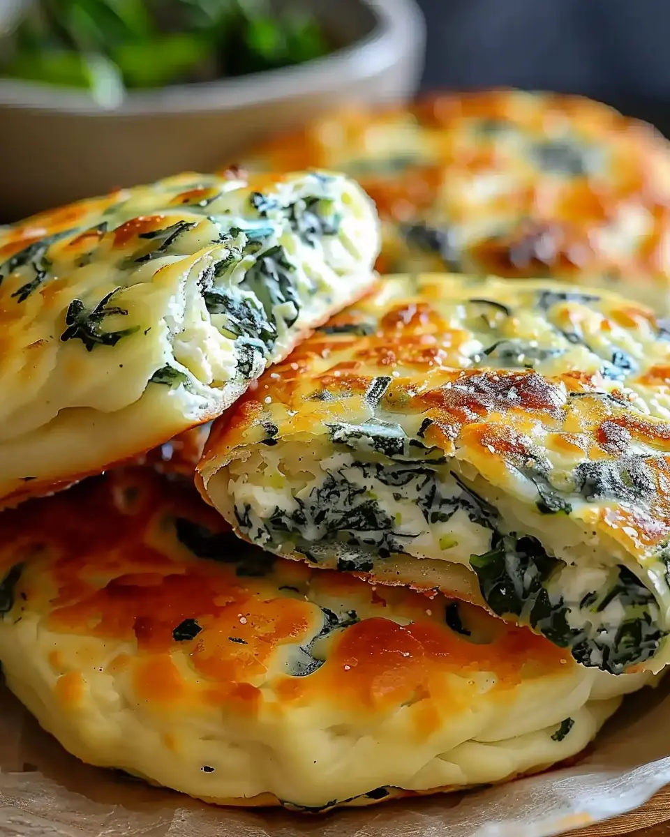 Irresistibly Easy Spinach Cottage Cheese Flagels with Turkey Bacon