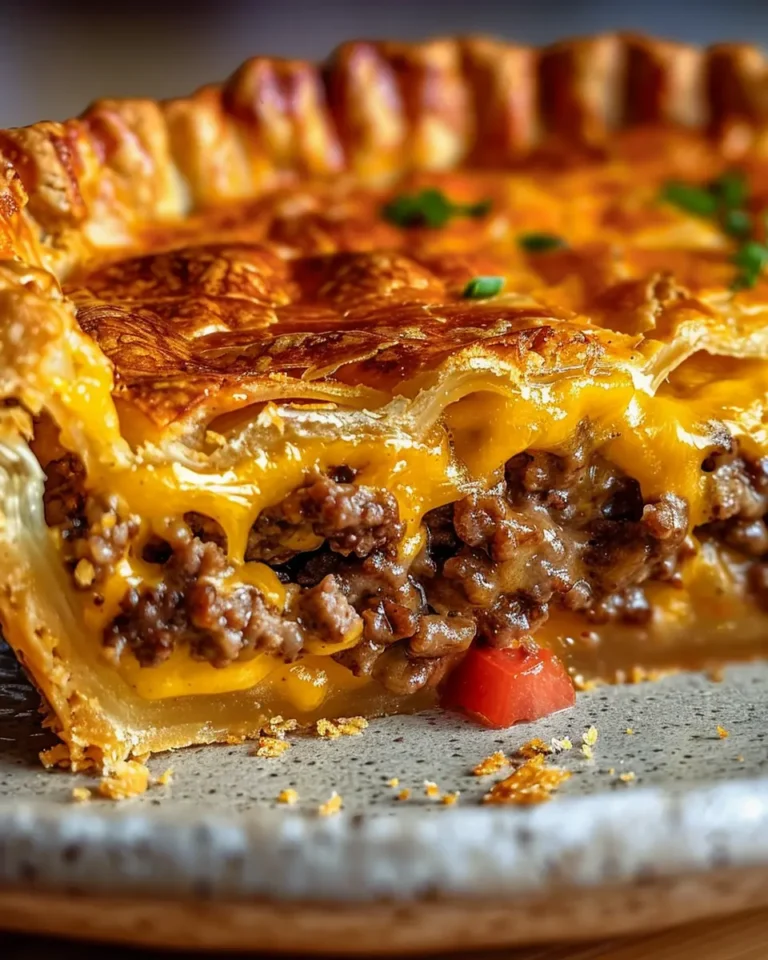 Ultimate Homemade Cheeseburger Pie
