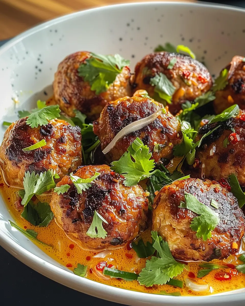 Thai chicken meatballs: Easy recipe for a flavorful home dinner