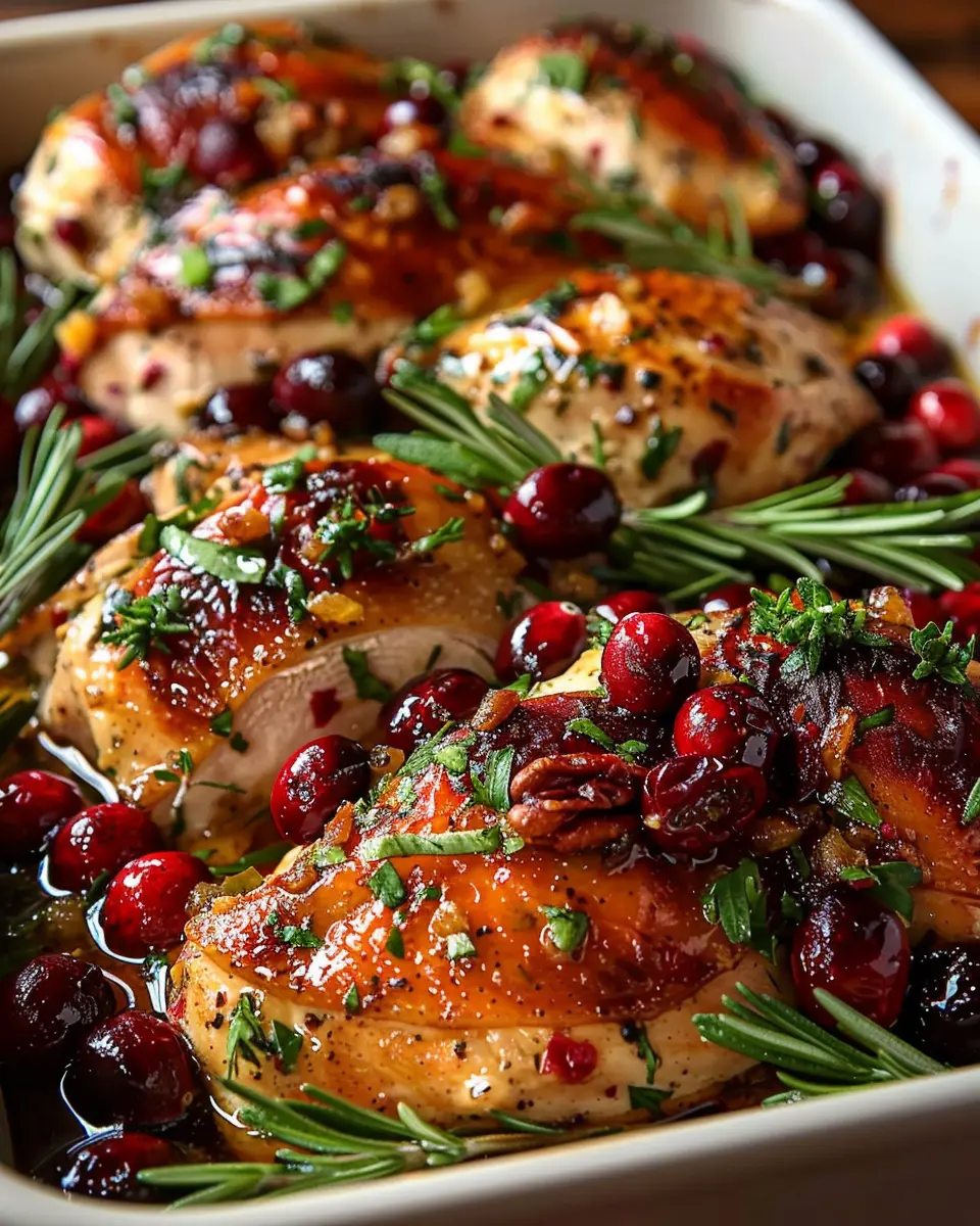 Honey Cranberry Chicken Bake: A Juicy Family Favorite