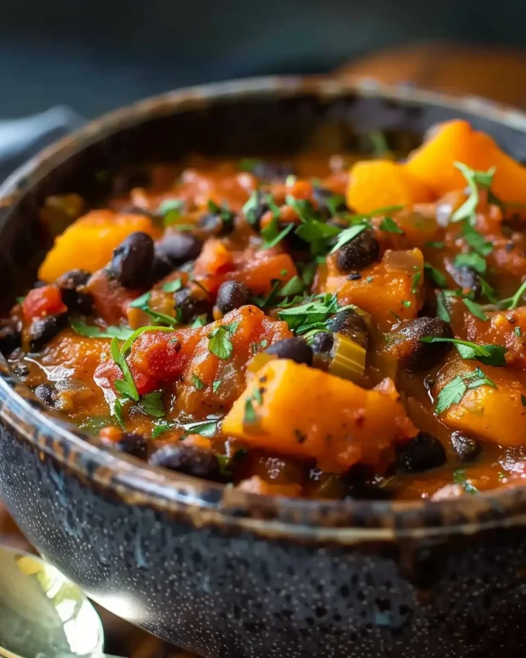 Hearty Black Bean & Squash Stew