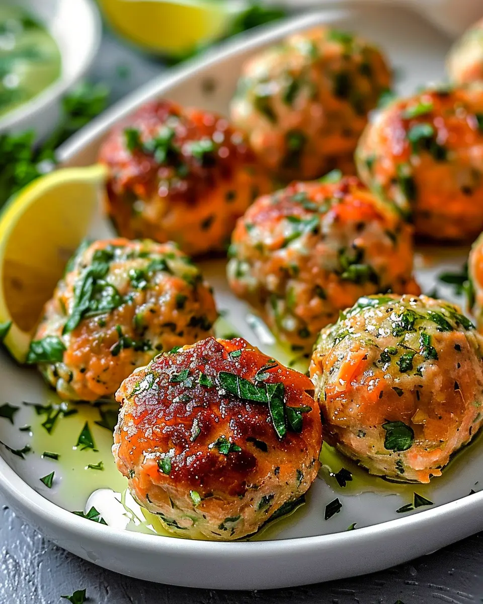 Baked Salmon Meatballs: Juicy and Easy-Cooked Delight at Home