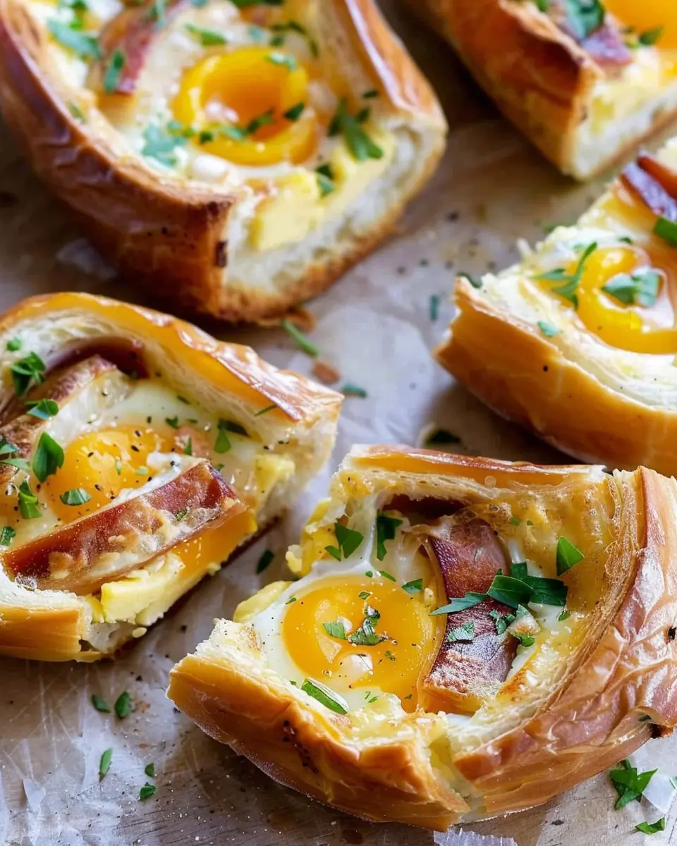 Baked Egg Boats: A Delicious Twist with Turkey Bacon and Chicken Ham