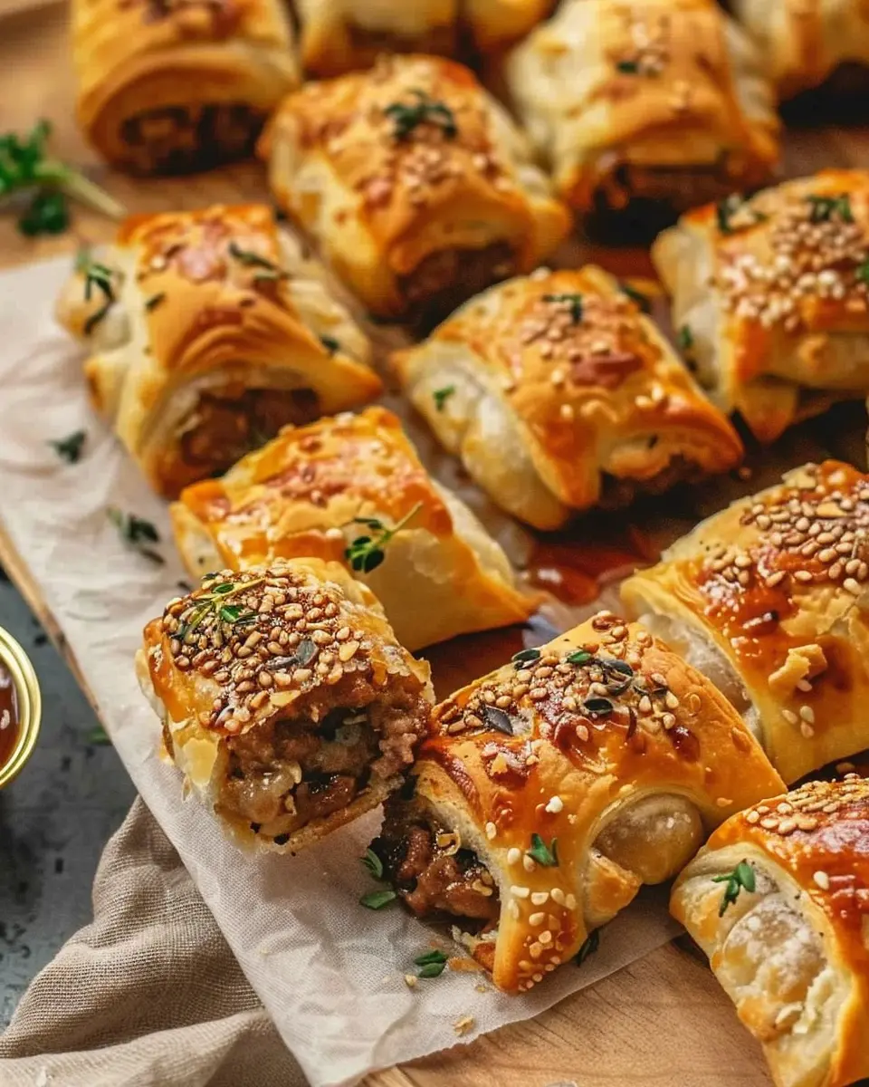 Sausage Rolls: Easy Beef and Turkey Bacon Delight for All