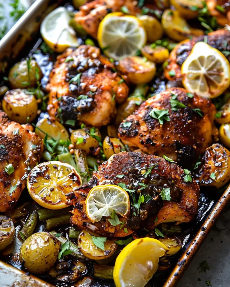 Sheet Pan Lemon Balsamic Chicken