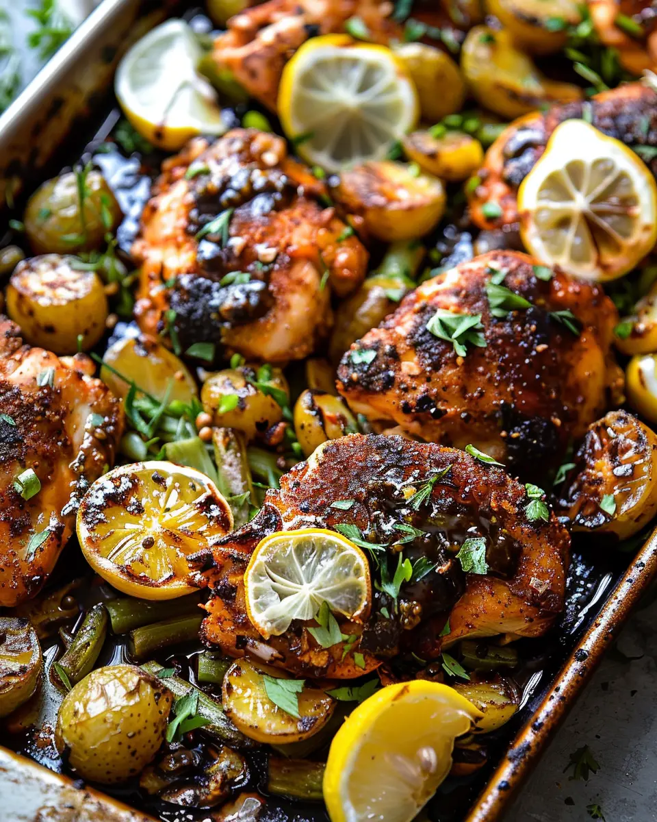 Sheet Pan Lemon Balsamic Chicken: Easy, Flavorful Family Delight