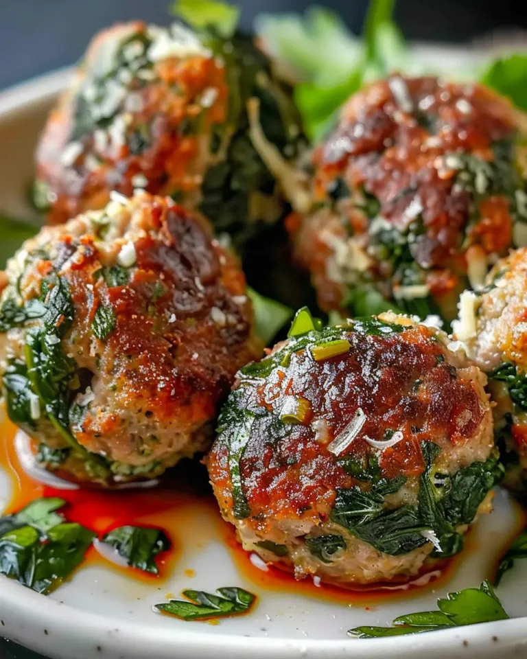 Spinach Garlic Meatballs Recipe Everyone Will Love
