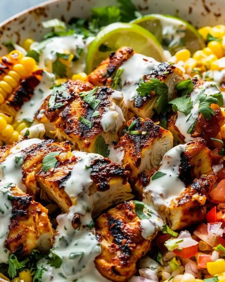 Tasty Street Corn Chicken Bowl: A Juicy Twist on Comfort Food