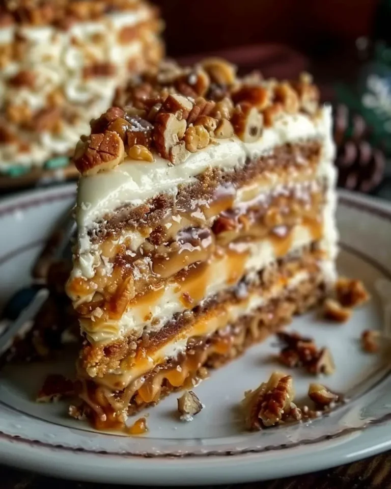 Christmas Toffee Crunch Cake