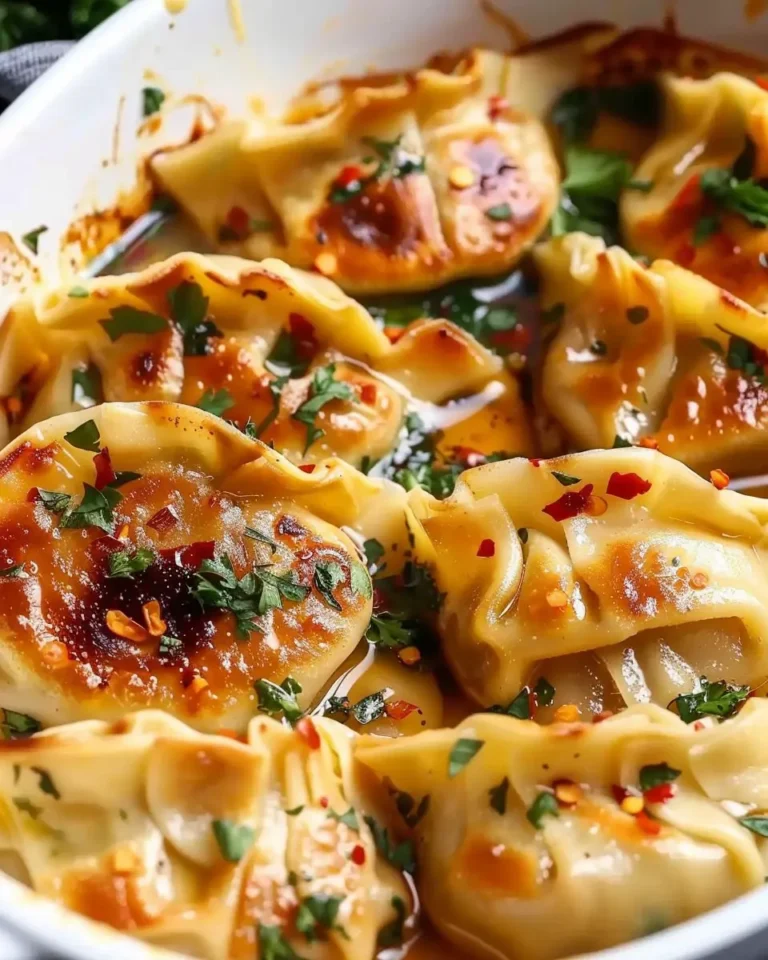Savory Vegan Baked Dumplings
