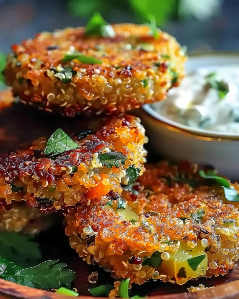 Delicious Crunchy Quinoa Veggie Patties