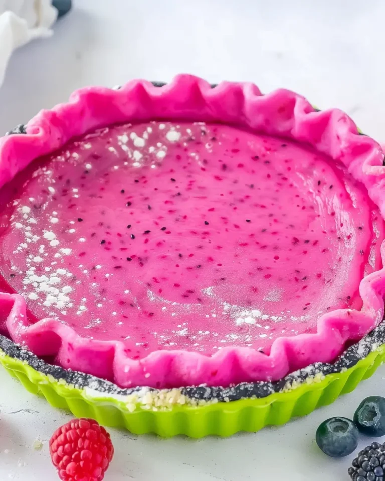 Dragon Fruit Pie Crust Recipe
