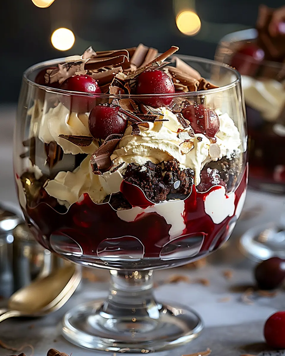 Black Forest Trifle: Indulgent Layers of Chocolate Bliss