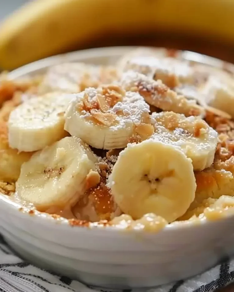 Southern Banana Cobbler Dessert