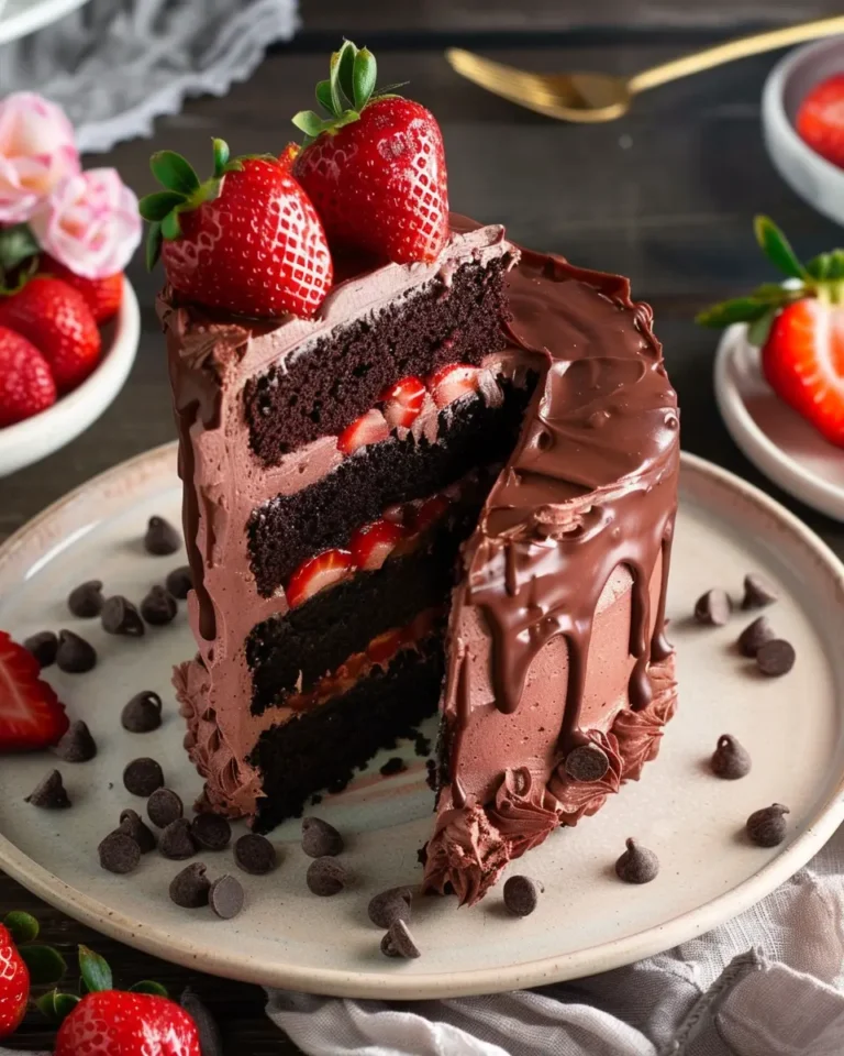 Strawberry Chocolate Cake