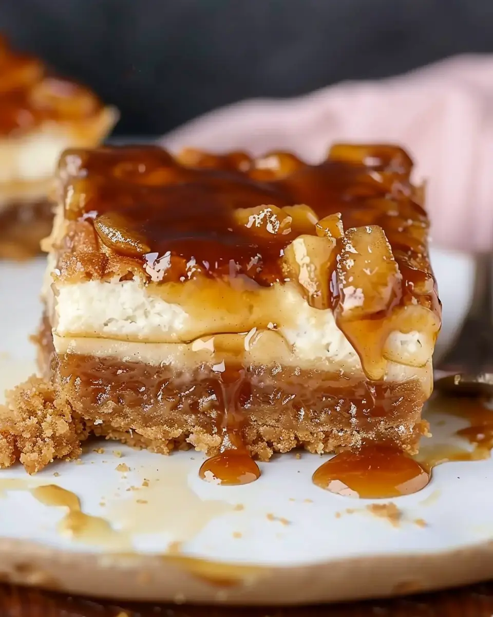 Caramel Apple Cheesecake Bars: Easy Indulgence for Fall Treats