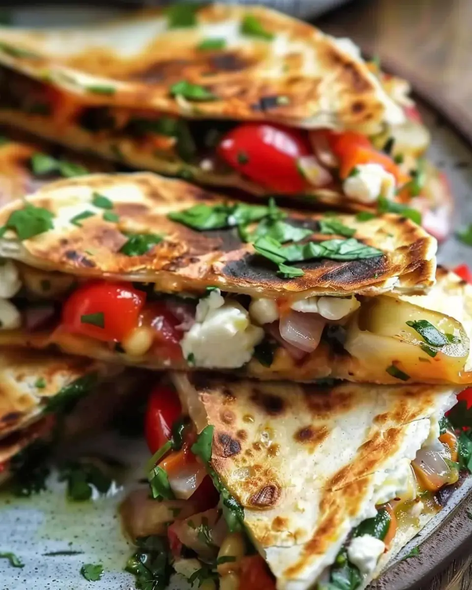 Mediterranean Quesadillas: Easy and Flavorful Turkey Bacon Delight
