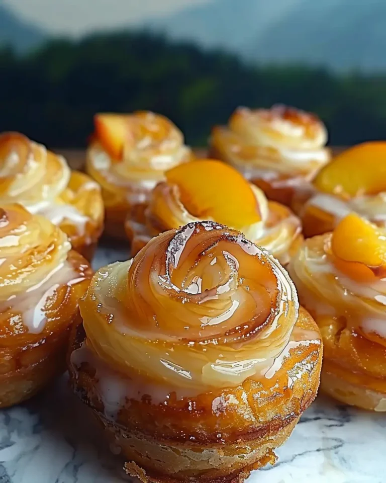 Peach Pie Cruffins Recipe