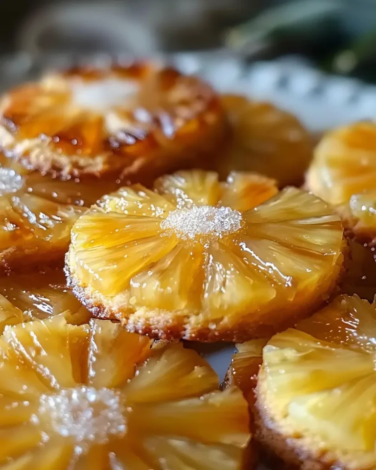 Pineapple Upside Down Sugar Cookies