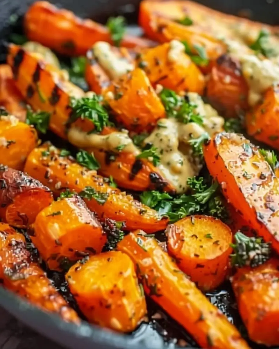 One-Pan Roasted Carrot Perfection with Turkey Bacon Delight