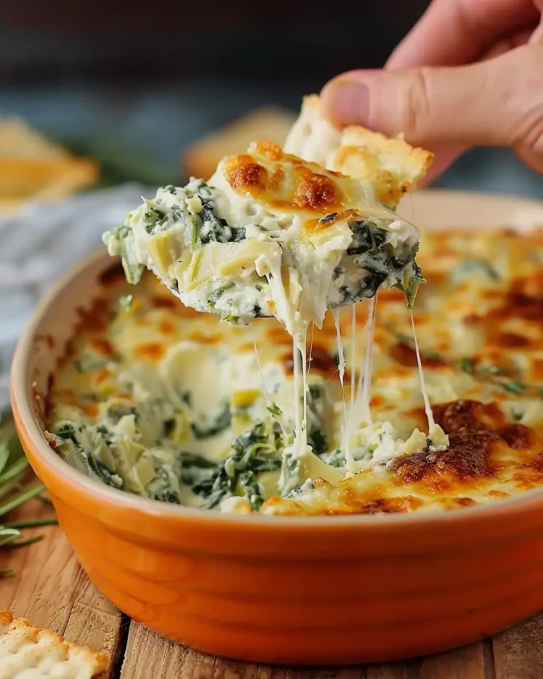 Tasty Baked Spinach Artichoke Dip