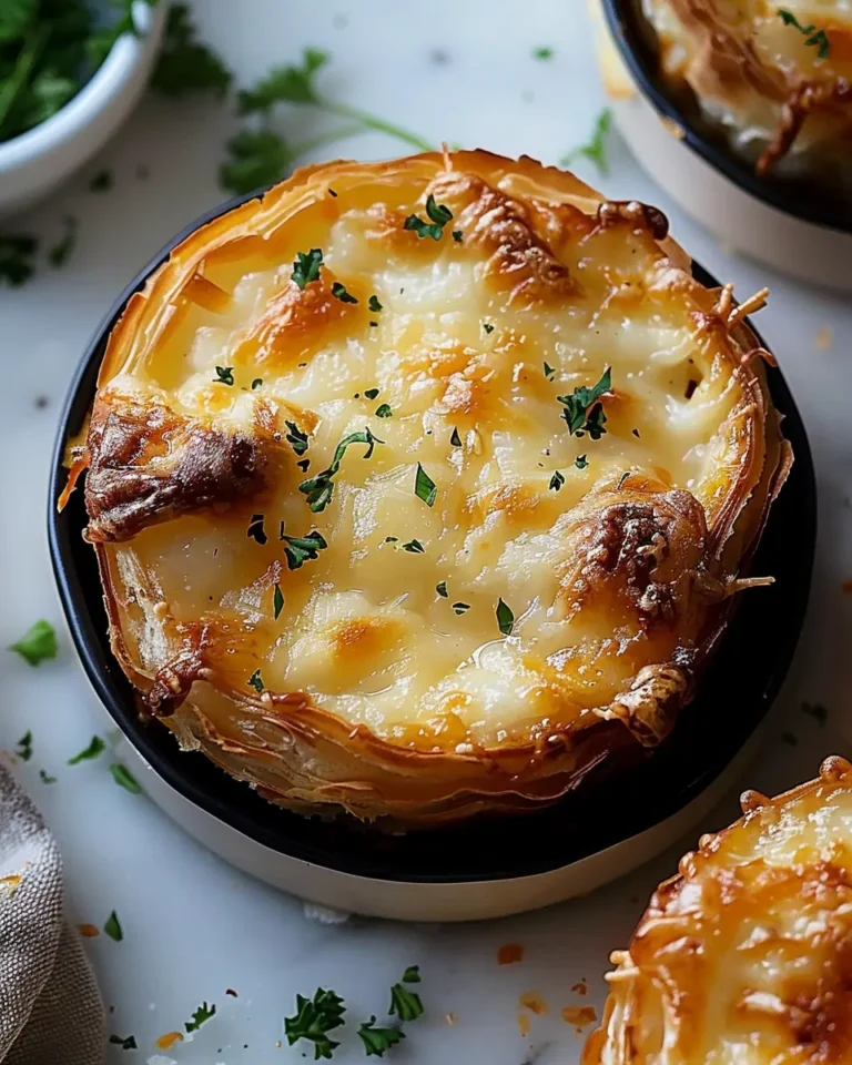 Cheesy Garlic Cruffin